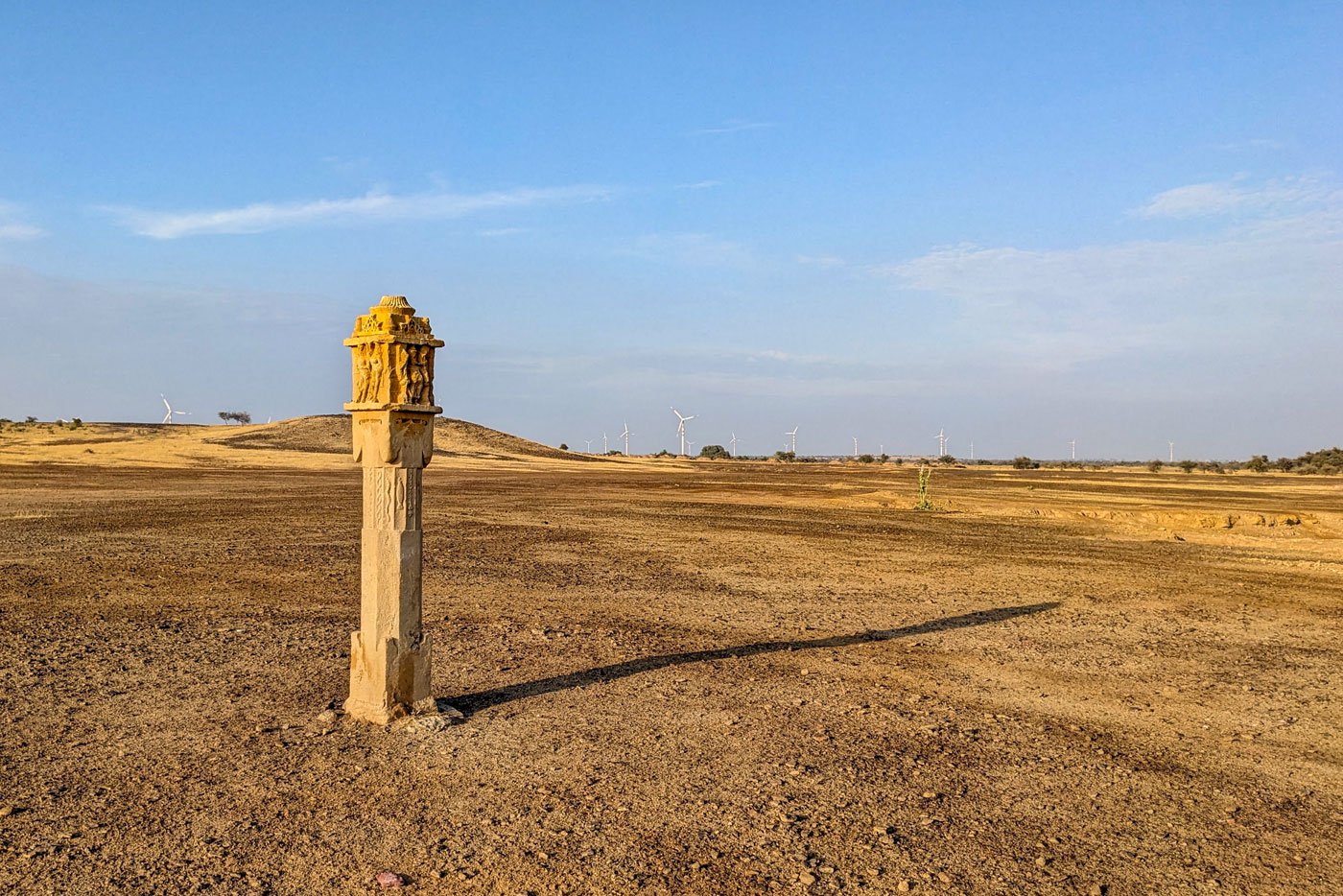 In Jaisalmer: gone with the windmills