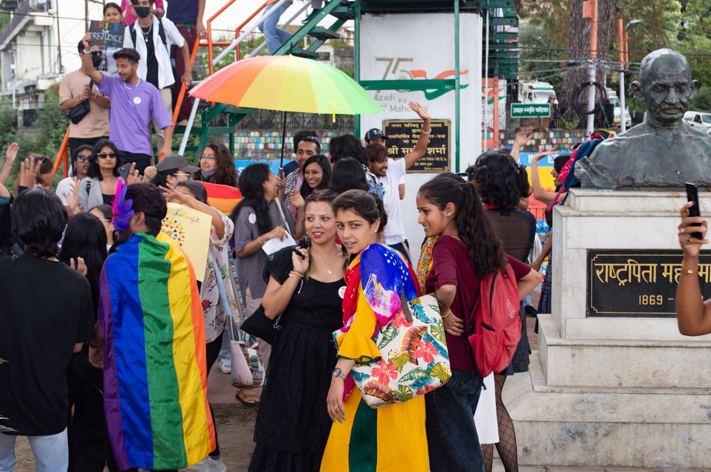 Pride march covered a distance of 1.2 kilometres in 90 minutes