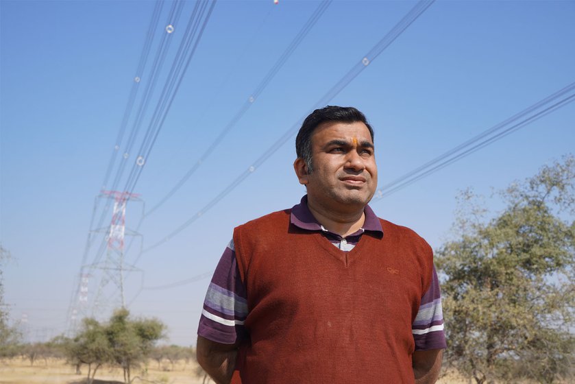 Parth Jagani (left) and Radheshyam Bishnoi are local environmental activists .