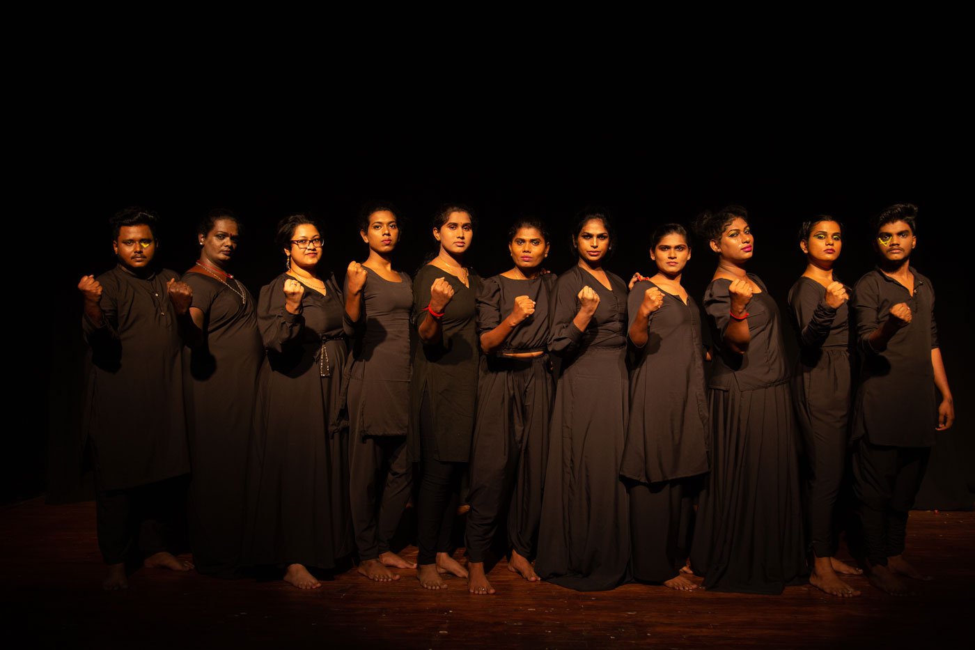 The team of artists who brought to life the forgotten history of trans community on stage through their play, Sandakaranga, held in November 2022