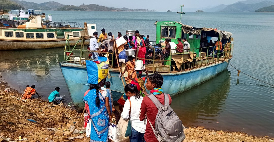 To help Praba Golori (left) with a very difficult childbirth, the nearest viable option was the sub-divisional hospital 40 kilometres away in Chitrakonda – but boats across the reservoir stop plying after dusk