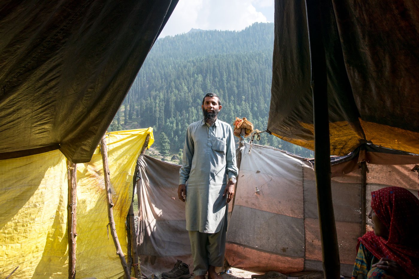 Hussain's group camps near the Zoji La Pass, near Ladakh. He says that teachers appointed by the government at mobile schools don’t always show up