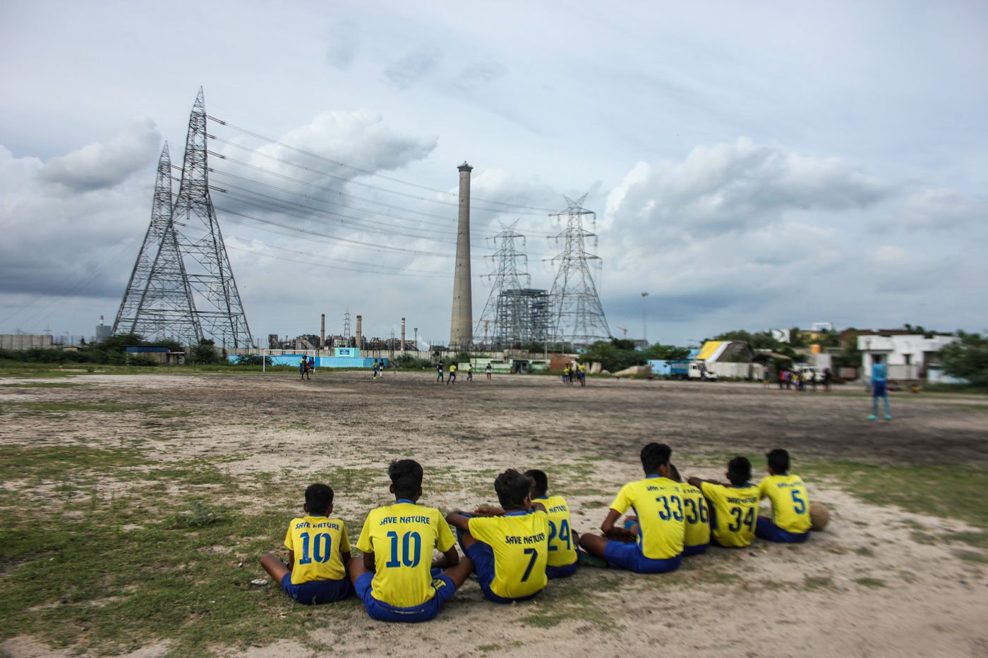 Industrial pollutants at the Ennore port near Chennai makes it unfit for human lives. Despite these conditions, children are training to become sportspersons.