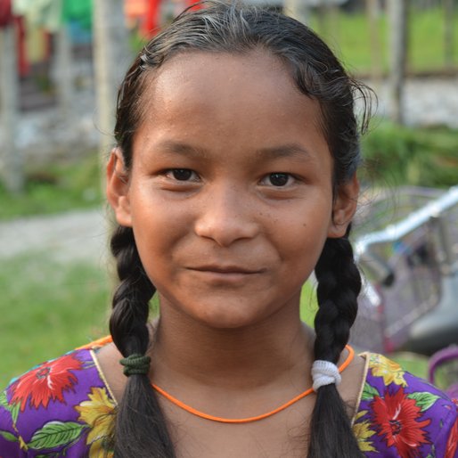 Phoolba  Soren is a Student (Class 4) from Bara Maniram, Ashapur Tea Garden hamlet, Naxalbari, Darjeeling, West Bengal