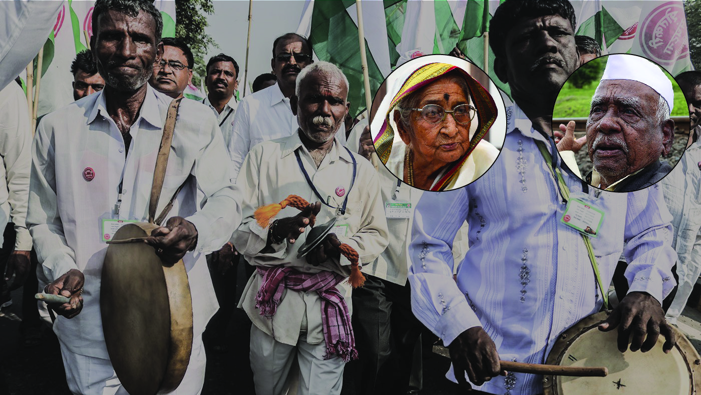 poster with faces of freedom fighters