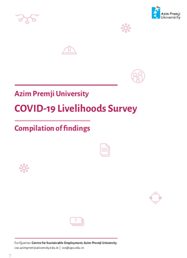COVID-19 Livelihood Survey: Compilation of findings