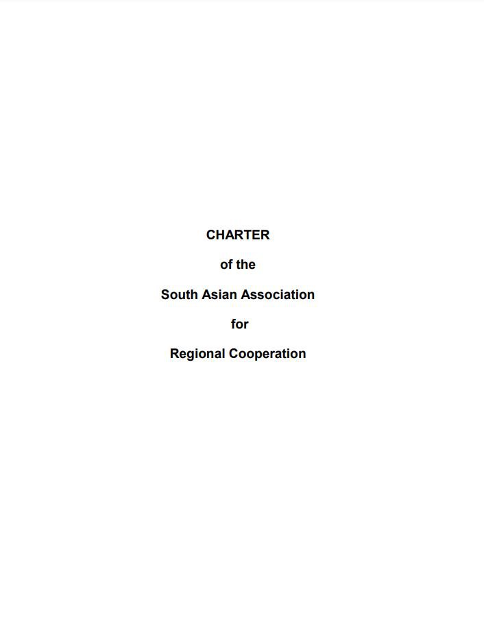 Charter of the South Asian Association for Regional Cooperation