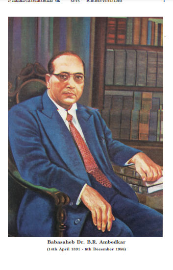 Dr. Babasaheb Ambedkar (Vol. 13)- Speeches from the Constituent Assembly Debates