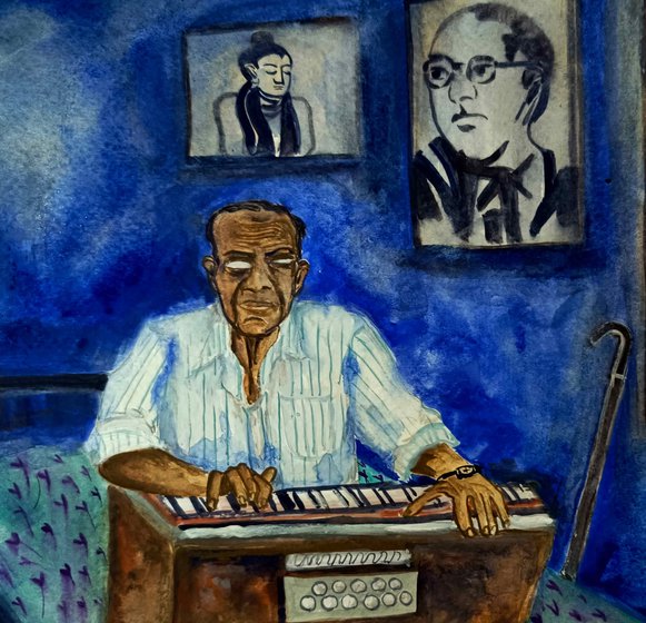 Dadu Salve and his wife Devbai manage on the meagre pension given by the state government to folk artists. Despite these hardships, his commitment to the Ambedkarite movement and his music are still the same