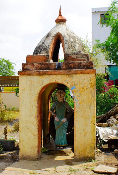 A shrine for Sant Janabai 