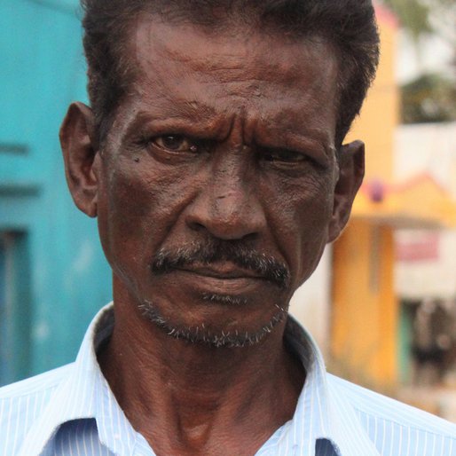 Aarumugam is a Daily wage farm labourer from Thamaraipakkam, Ellapuram, Thiruvallur, Tamil Nadu