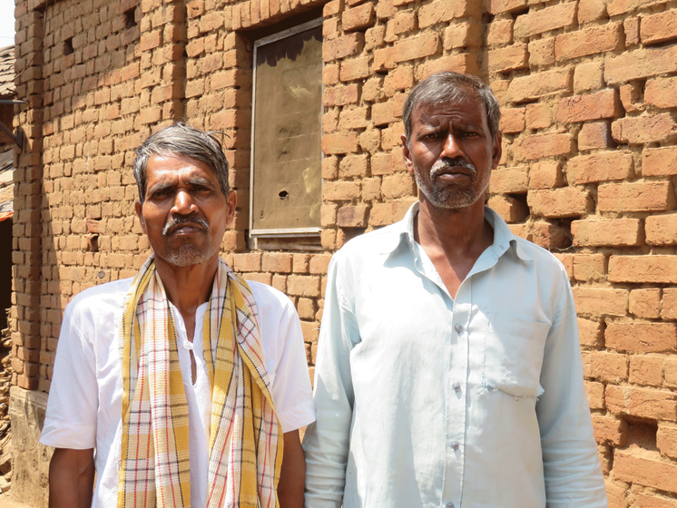 Mahadu Bhoir and Jagan Mukne at their village.