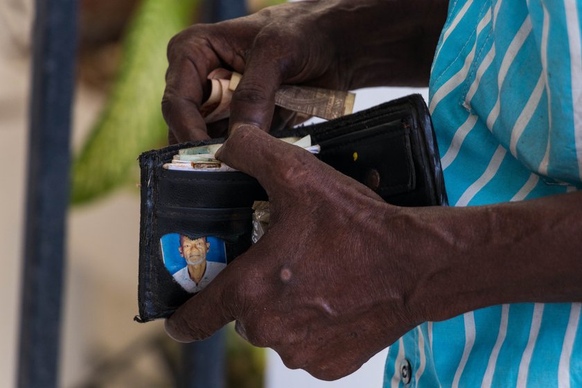 The total fare from and to his village, as well as the cycle rickshaw to the scrap dealers, cost roughly Rs. 150, and he makes barely any profit –'just 2-4 rupees'

