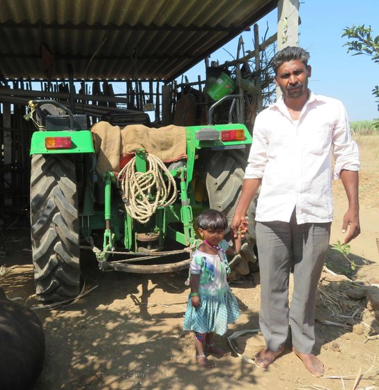 Chandrakant Naik with his daughter