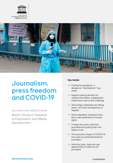 Journalism, press freedom and COVID-19