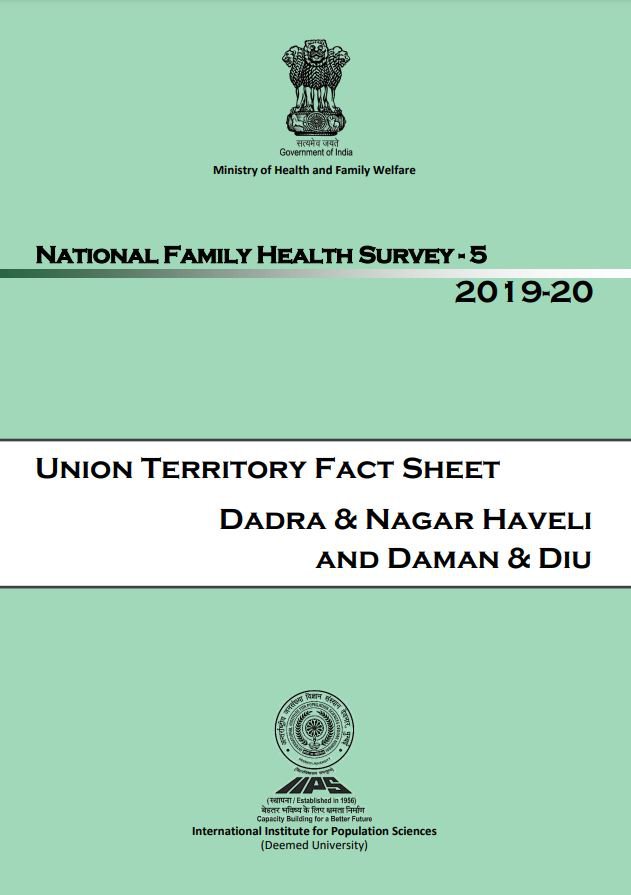 National Family Health Survey (NFHS-5) 2019-20 Union Territory Fact Sheet: Dadra & Nagar Haveli and Daman & Diu