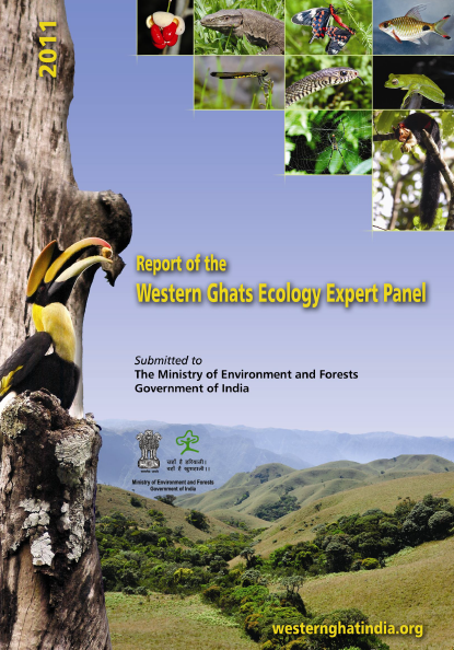 Report of the Western Ghats Ecology Expert Panel