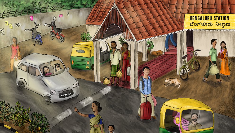 As expected, most students were not aware of migrants or had stereotypical images of them as homeless people, lazy and illiterate, or avaricious and untrustworthy. They were also quite sure that they could write this up in no time (Illustration: Antara Raman)