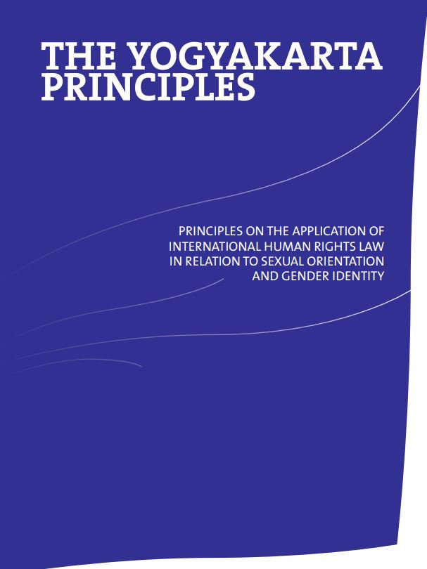 The Yogyakarta Principles – Principles on the application of international human rights law in relation to sexual orientation and gender identity