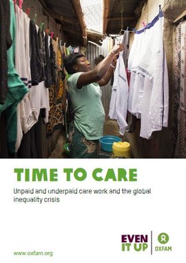 Time to Care: Unpaid and underpaid care work and the global inequality crisis