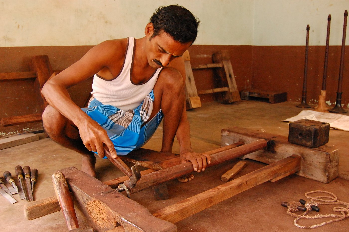 Man making Nadaswaram