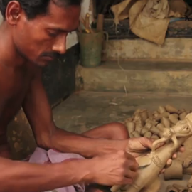 A 3rd generation potter, Buddhadeb Kumbhakar, from Panchmura village of Bankura district in West Bengal, talks about his work and life. The potters in this region are famous for their red terracota horses.
