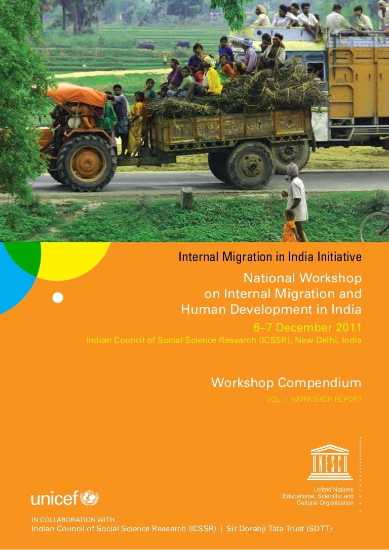 National Workshop On Internal Migration And Human Development In India ...