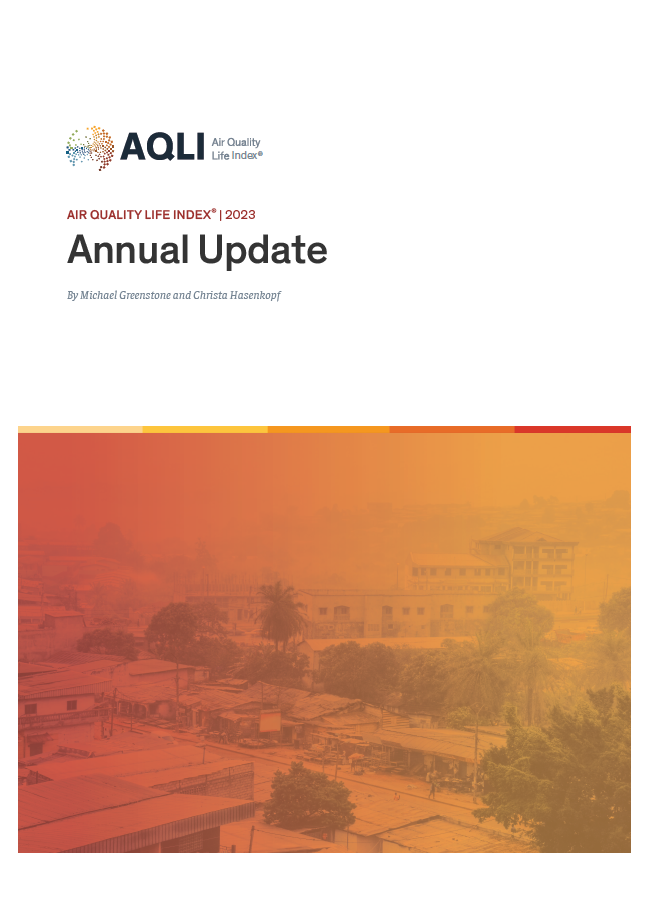 Air Quality Life Index 2023