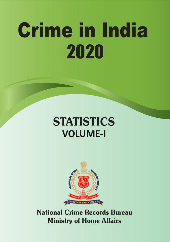 Crime In India 2020 Volume I   Crime In India 2020 Volume I.JPG