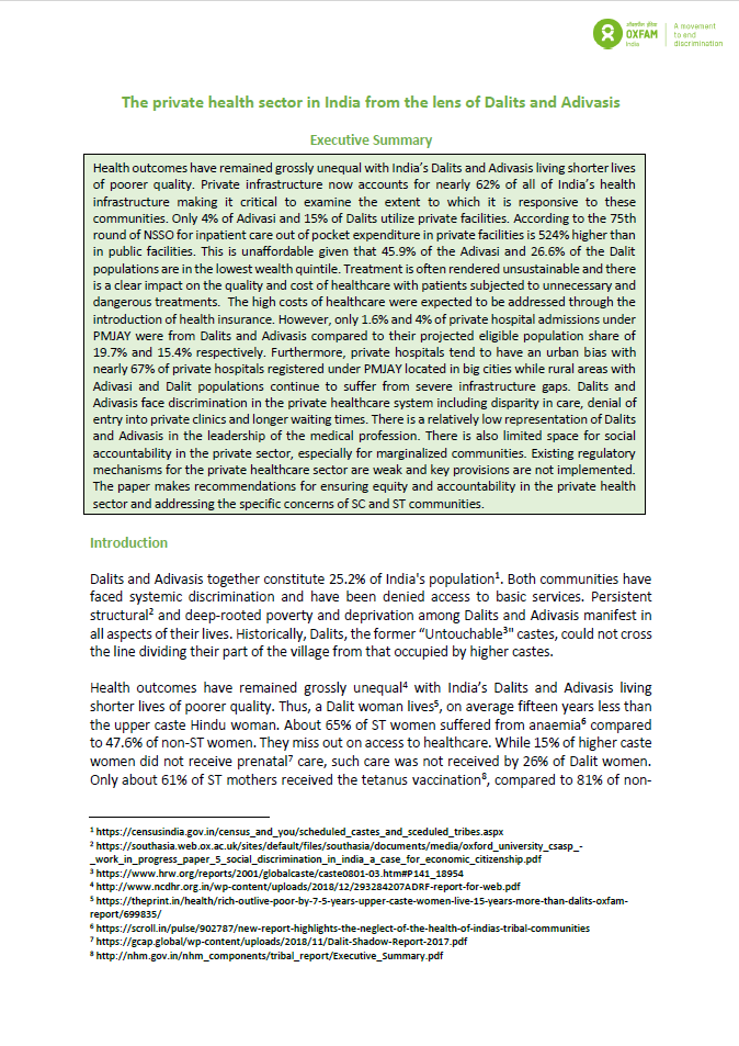 the-private-health-sector-in-india-from-the-lens-of-dalits-and-adivasis